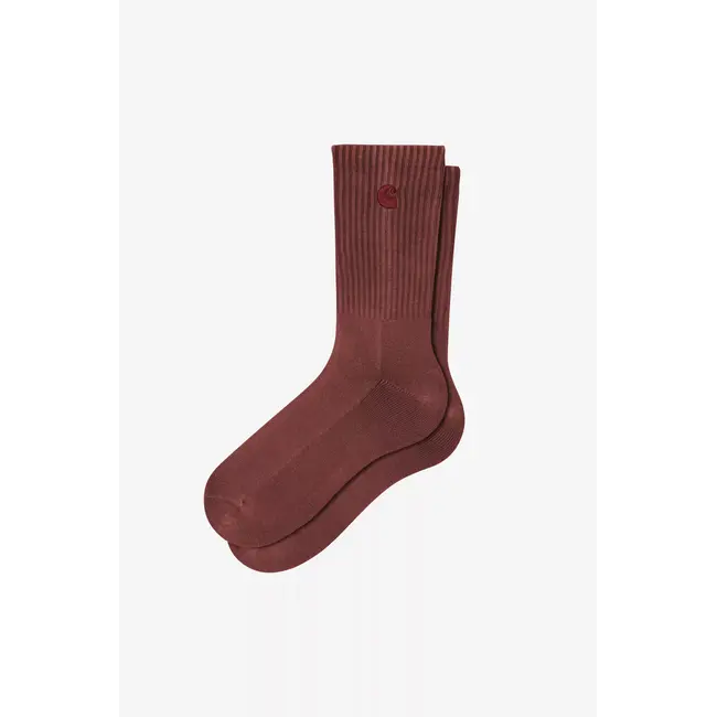 Carhartt WIP Hudson Socks - Marsala chalk wash