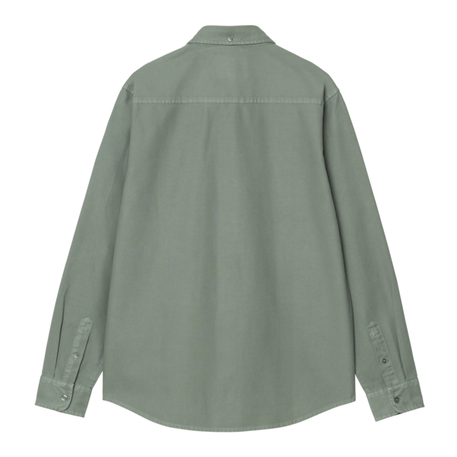 Carhartt WIP L/S Bolton Shirt - Velvet Green garment dyed