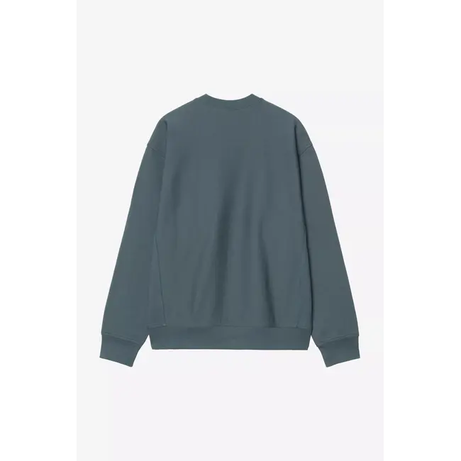 Carhartt WIP American Script Sweat - Office Blue