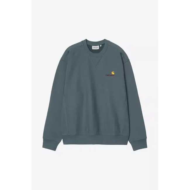 Carhartt WIP American Script Sweat - Office Blue