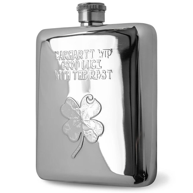 Carhartt WIP Clover Flask - Silver