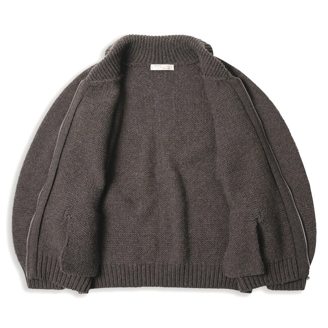 Frizmworks Heavy Cowichan Zip Up Cardigan - Sephia