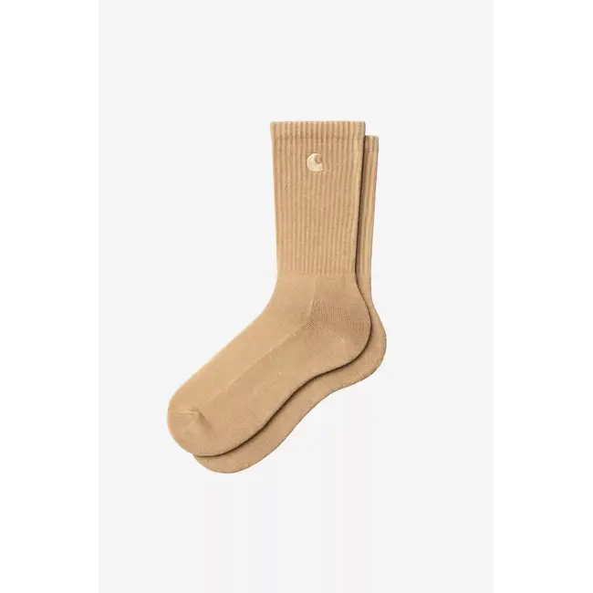 Carhartt WIP Hudson Socks - Peanut chalk wash