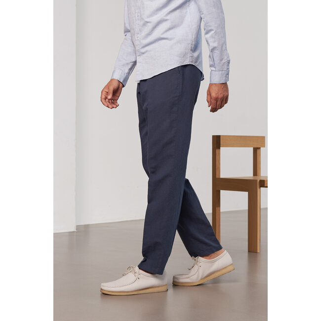About Companions Jostha Trouser - Linen Cold Navy