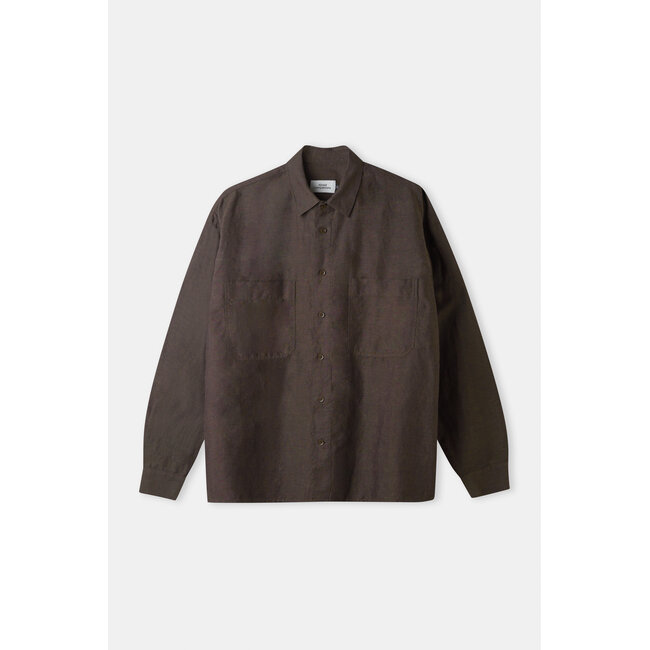 About Companions Dario Shirt - Linen Coffee