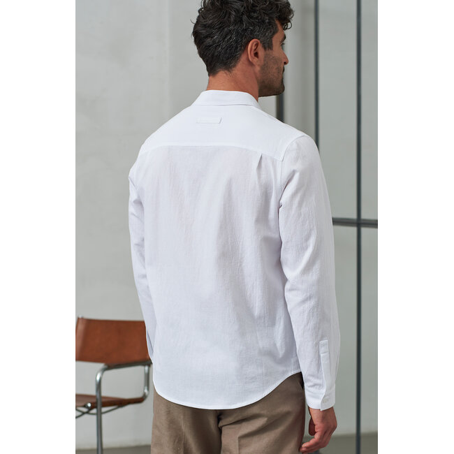 About Companions Simon Shirt - Eco crinkle white