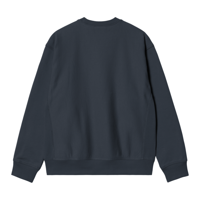 Carhartt WIP American Script Sweat - Deep Night