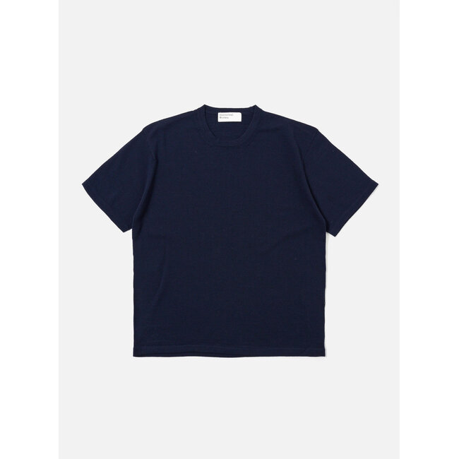 Universal Works Knit Tee Merino - Navy