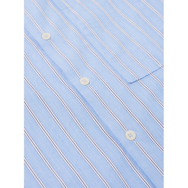 Universal Works Square Pocket Shirt - Blue