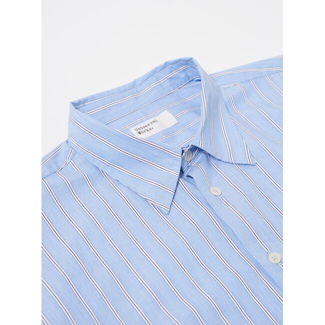 Universal Works Square Pocket Shirt - Blue