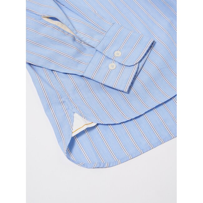 Universal Works Square Pocket Shirt - Blue
