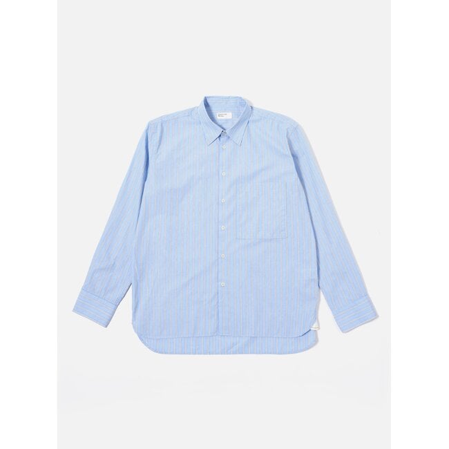 Universal Works Square Pocket Shirt - Blue