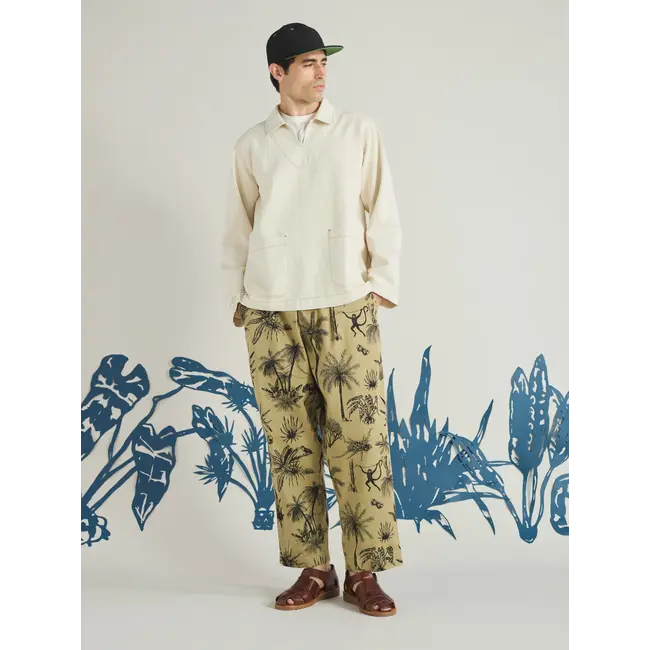 Universal Works Smock Overshirt - Ecru