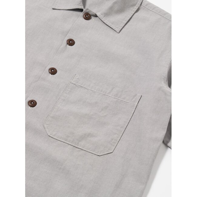 Universal Works S/S Fatigue Shirt - Grey