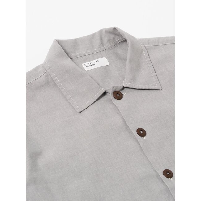 Universal Works S/S Fatigue Shirt - Grey