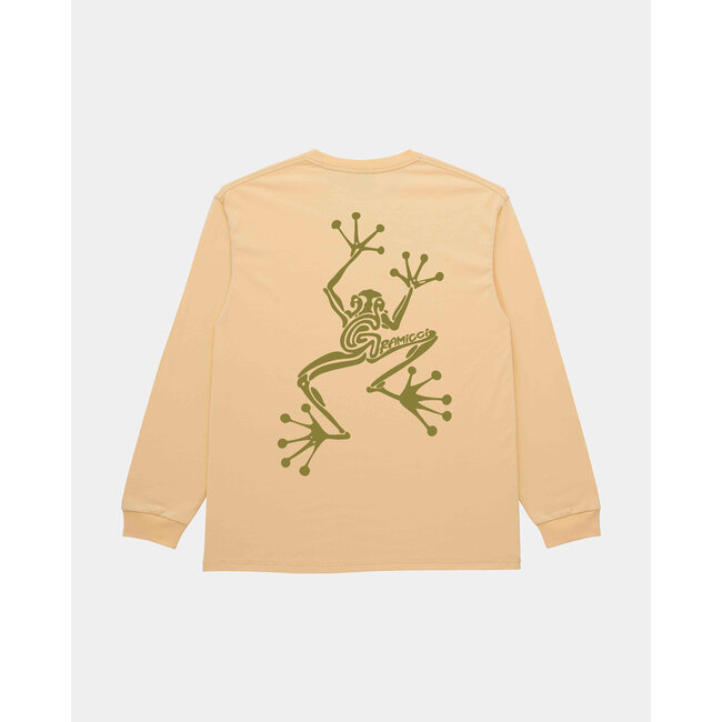 Gramicci L/S Sticky Hands Tee - Mango