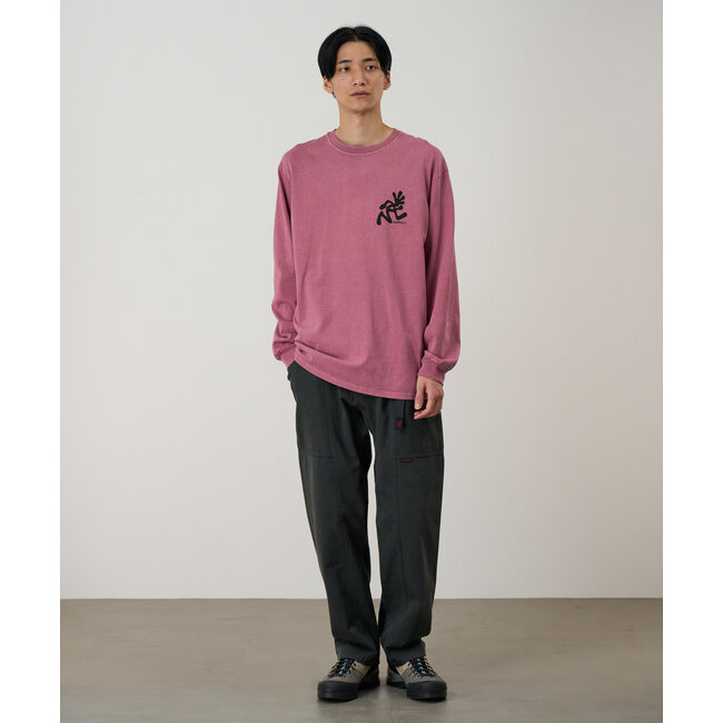 Gramicci L/S Running Man Tee - Red Pigment