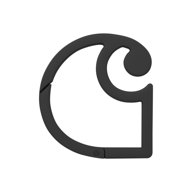 Carhartt WIP C-Logo Carabiner - Black