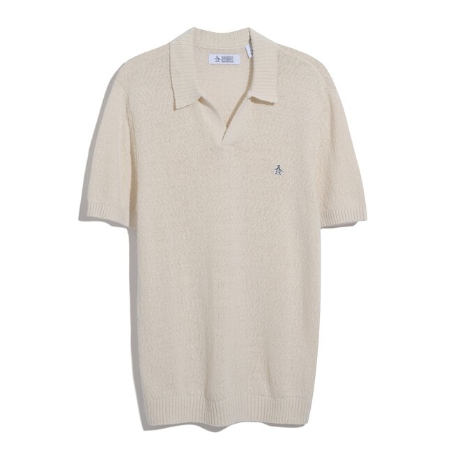 Original Penguin Slub Jersey Johnny Polo - Birch
