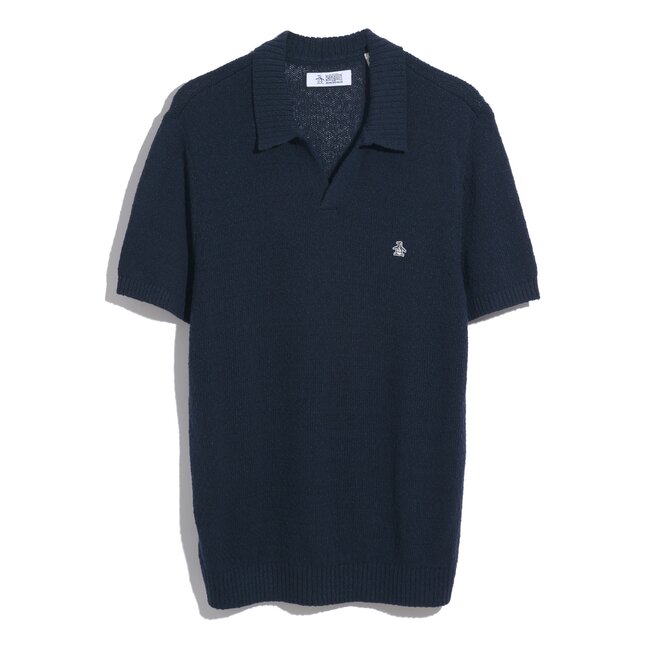 Original Penguin Slub Jersey Johnny Polo - Dark Sapphire