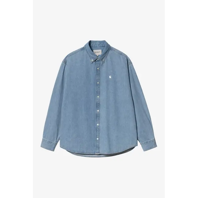 Carhartt WIP L/S Lucas Shirt - Blue bleached