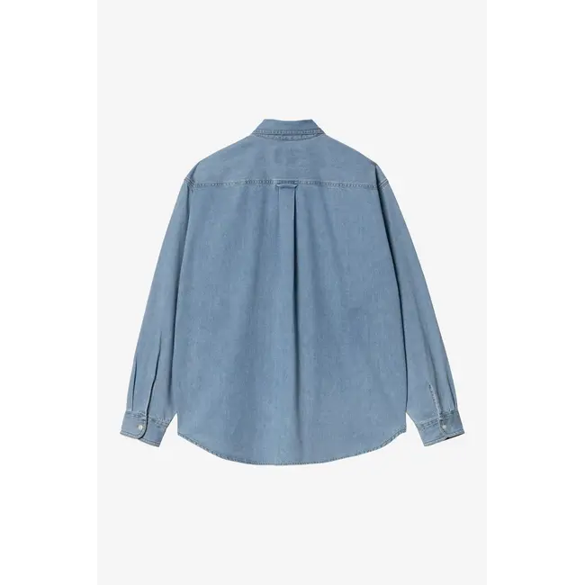 Carhartt WIP L/S Lucas Shirt - Blue bleached