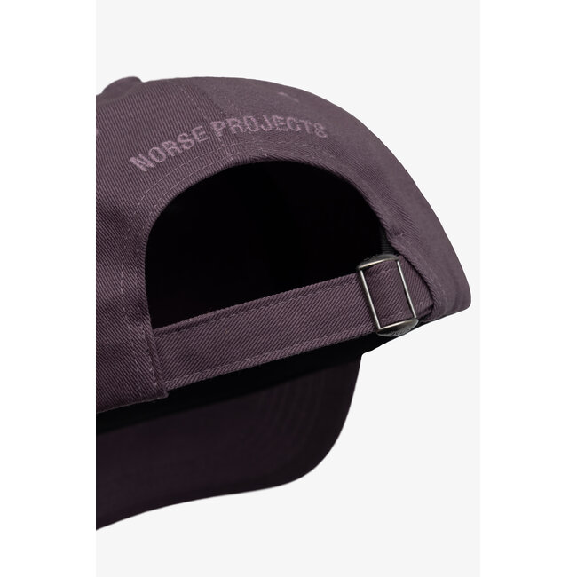 Norse Projects Twill Sports Cap - Vintage Violet