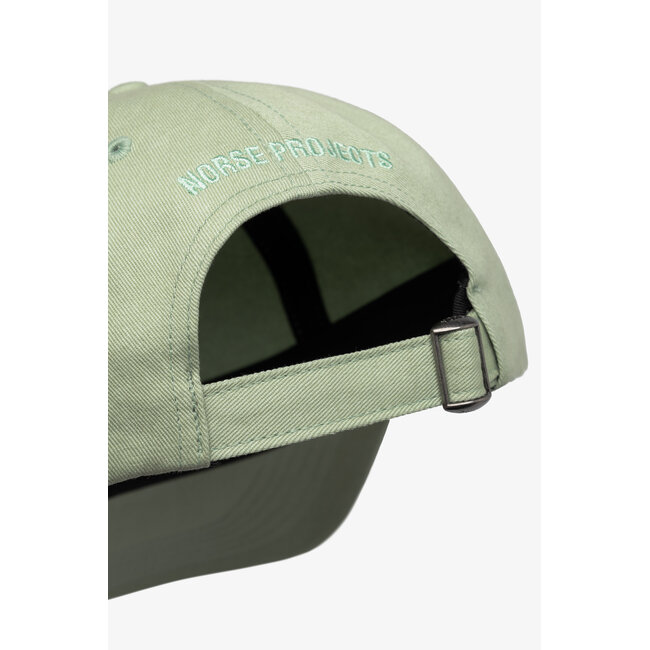 Norse Projects Twill Sports Cap - Basil