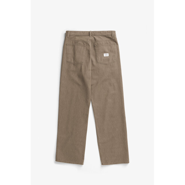 Norse Projects Korshavn Relaxed 5 Pocket Resist Dyed Twill - Walnut