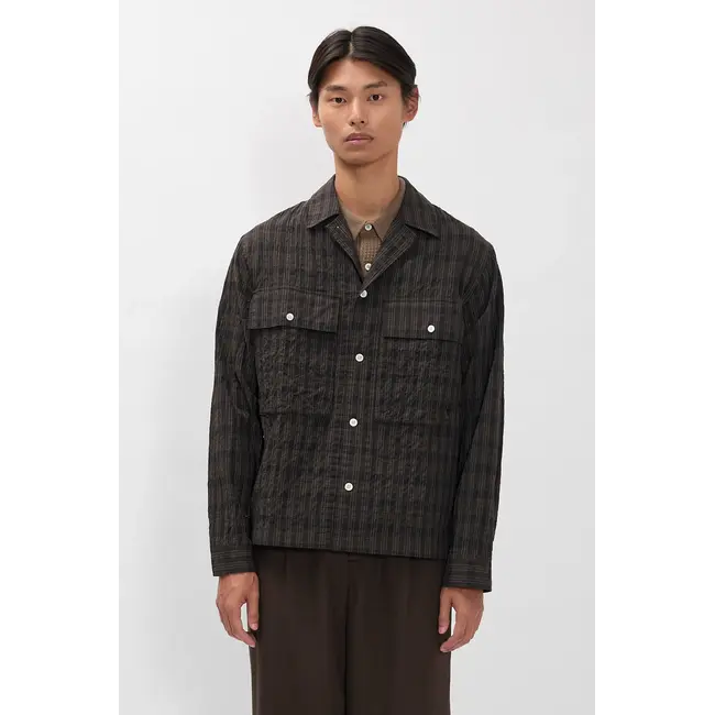 Norse Projects Mols Hunting Check Shirt - Delicioso Brown