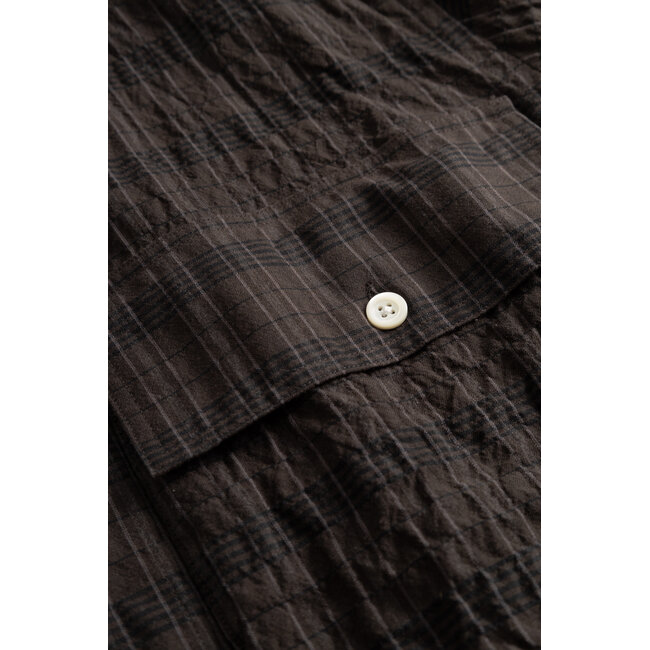 Norse Projects Mols Hunting Check Shirt - Delicioso Brown