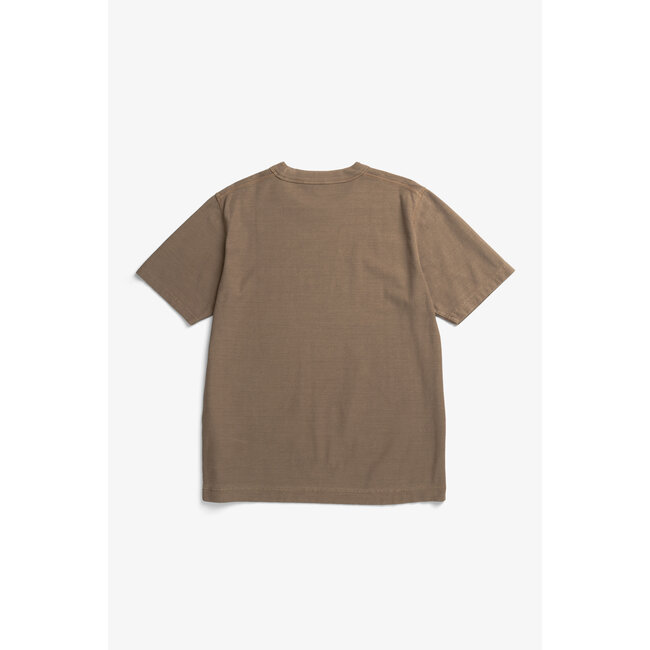 Norse Projects Elmelunde Organic Dry Cotton GMD T-shirt - Walnut