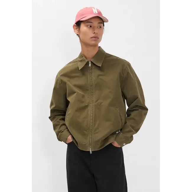 Norse Projects Raabjerg Canvas Jacket - Olive Night