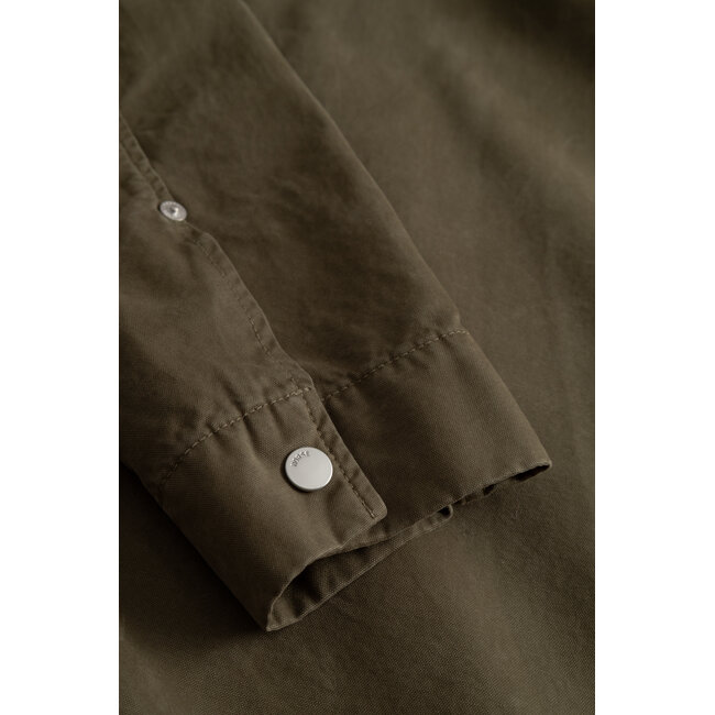 Norse Projects Raabjerg Canvas Jacket - Olive Night
