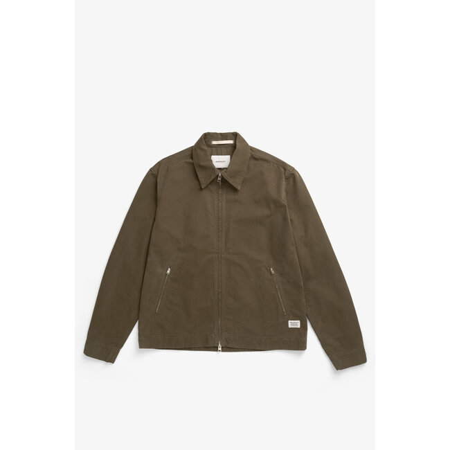 Norse Projects Raabjerg Canvas Jacket - Olive Night