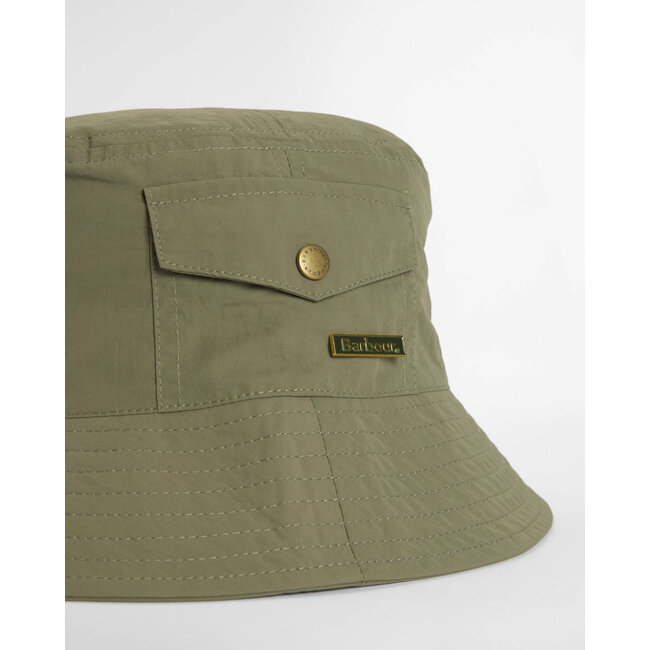 Barbour Tracker Showerproof Bucket Hat - Dusty Olive