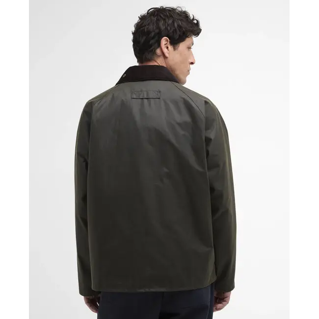 Barbour Re-Engineered Blackett Spey wax Jacket - Archive Olive