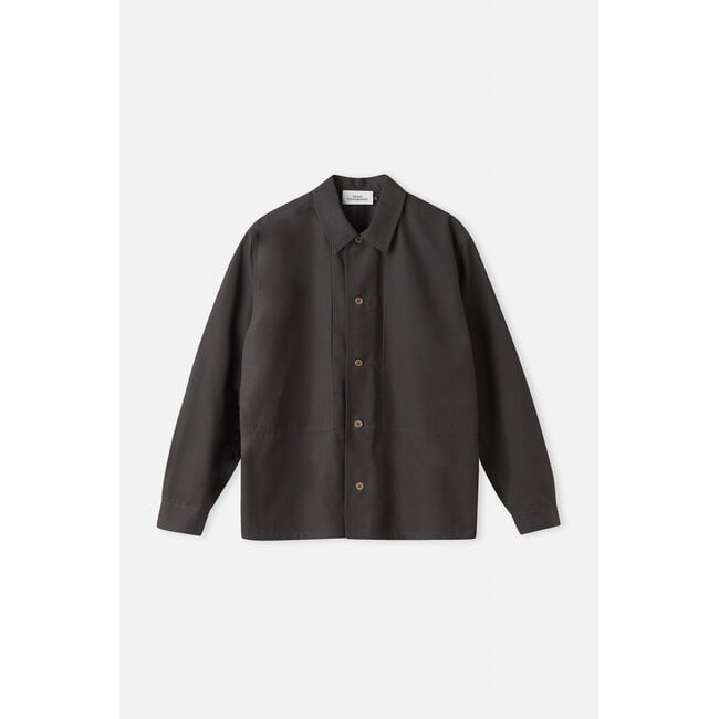 About Companions Owe Overshirt  - Tencel Graphite Brown