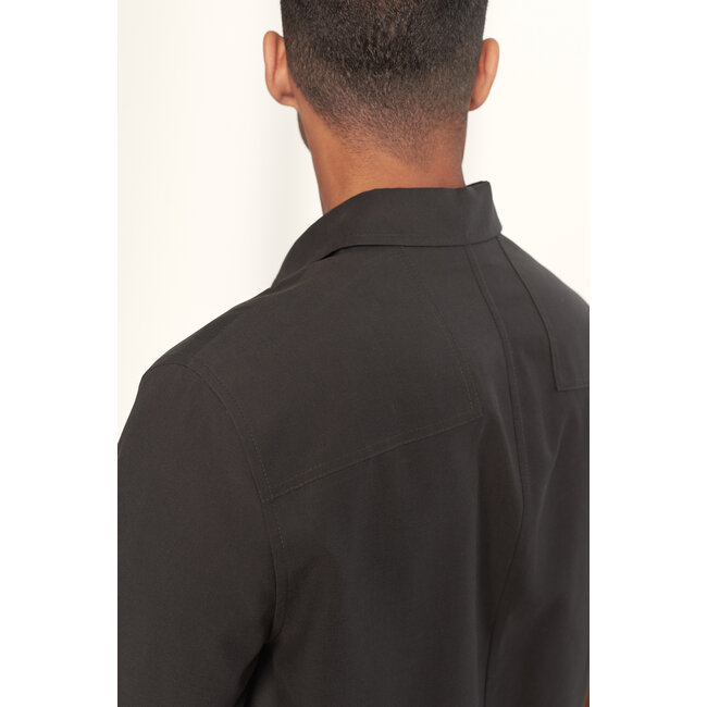 About Companions Owe Overshirt  - Tencel Graphite Brown