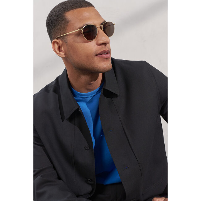 About Companions Owe Overshirt  - Eco Cool Wool Ebony