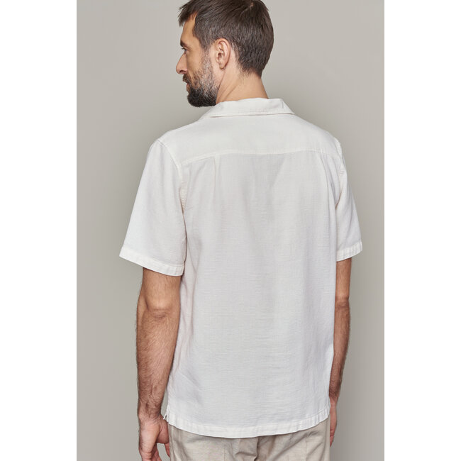 About Companions Kuno Shirt  - Eco Crincle White