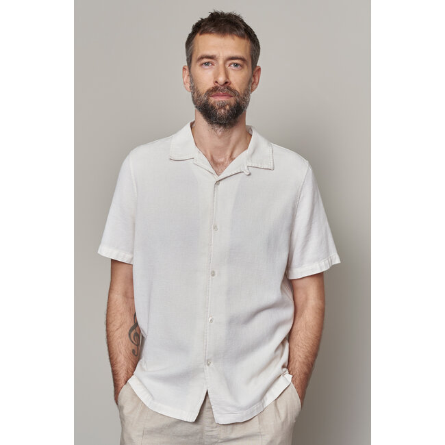 About Companions Kuno Shirt  - Eco Crincle White