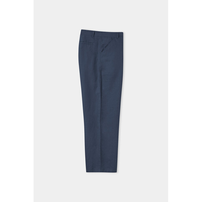 About Companions Carlo Trousers  - Linen Cold Navy