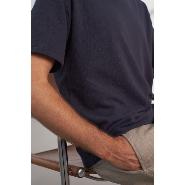 About Companions Anton T-Shirt  - Eco Grain Jersey Dark Navy