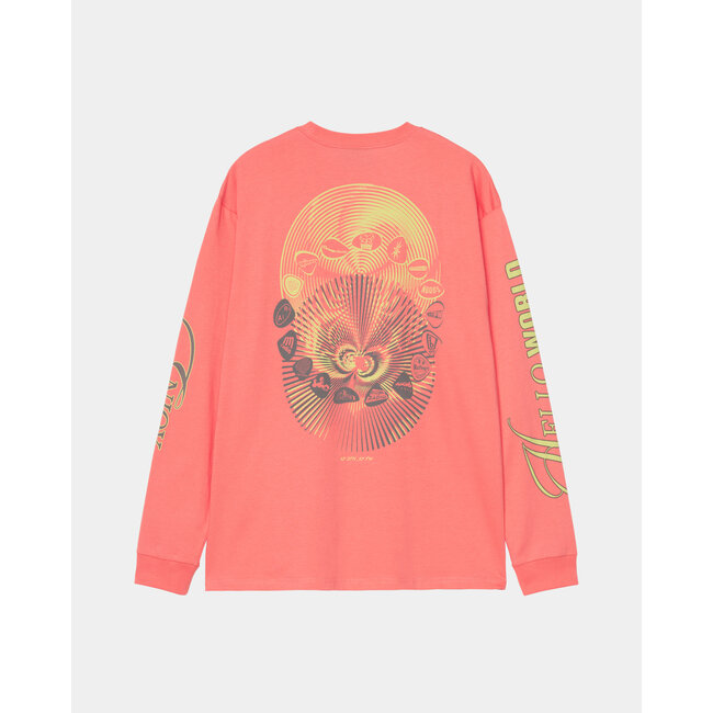 Carhartt WIP Audio Archives WIP L/S T-Shirt - Orange