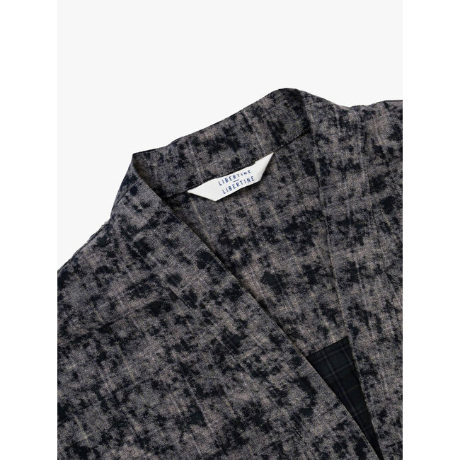 Libertine-Libertine Uproar - Black Check Bleach