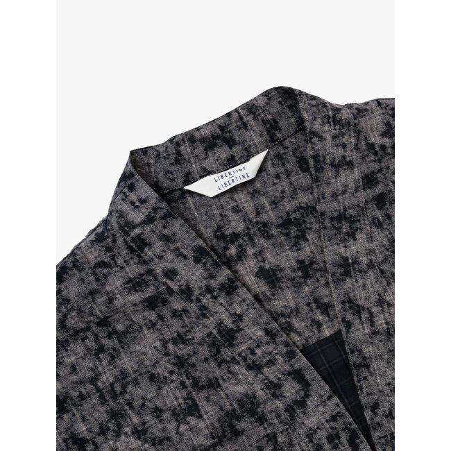 Libertine-Libertine Uproar - Black Check Bleach