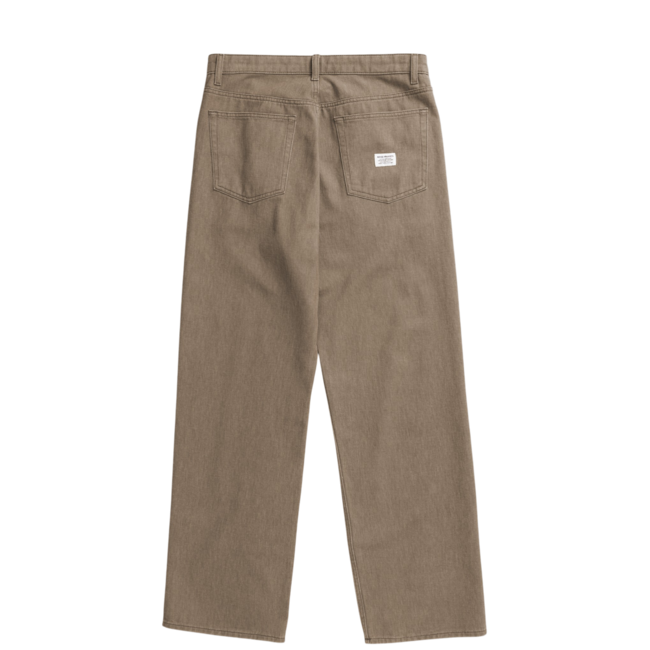 Norse Projects Korshavn Relaxed 5 Pocket Resist Dyed Twill - Walnut