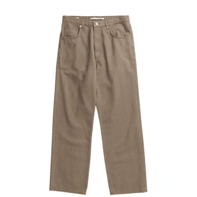 Norse Projects Korshavn Relaxed 5 Pocket Resist Dyed Twill - Walnut