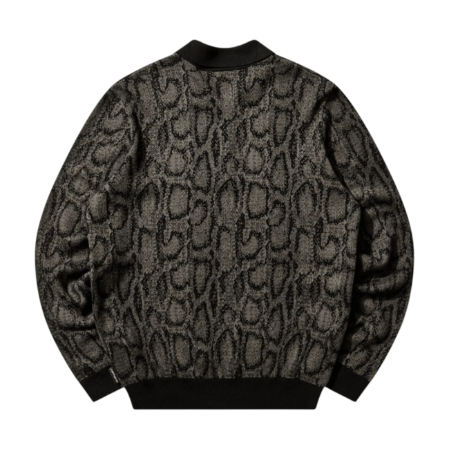 Carhartt WIP L/S Snake Polo - Camo Jacquard / Leaf